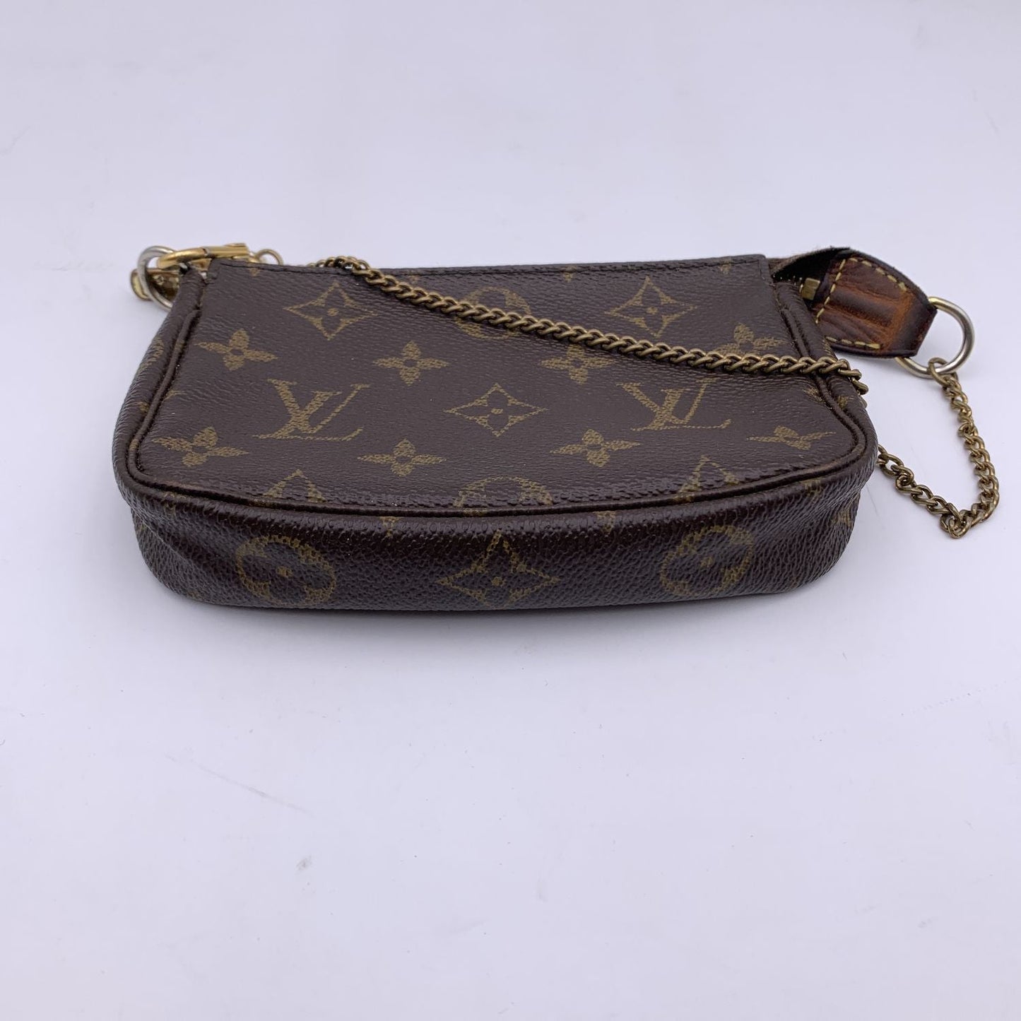 LOUIS VUITTON Monogram Canvas Pouch Bag Mini Pochette Accessoires