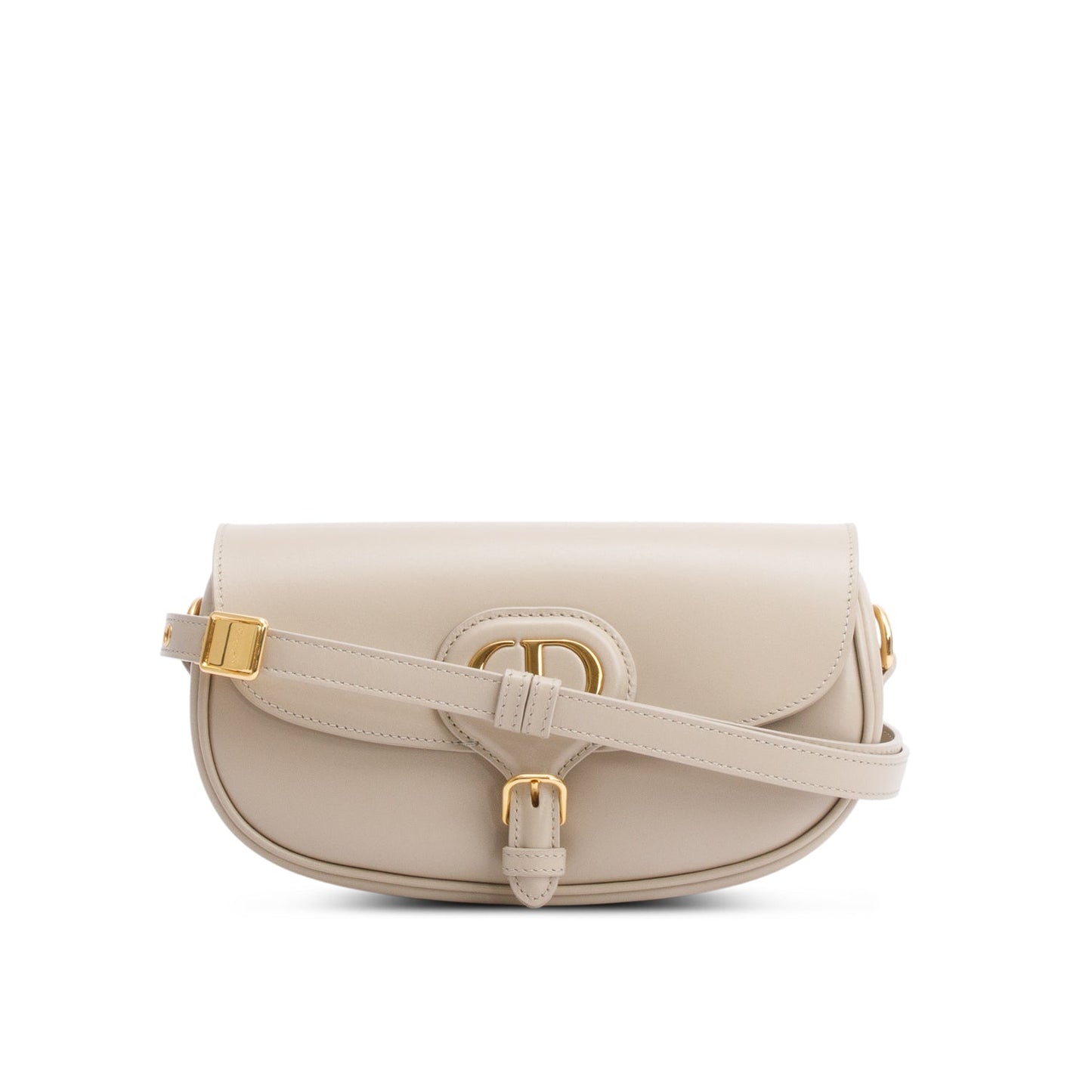 Christian Dior 2022 Taupe Box Calfskin East-West Bobby Bag