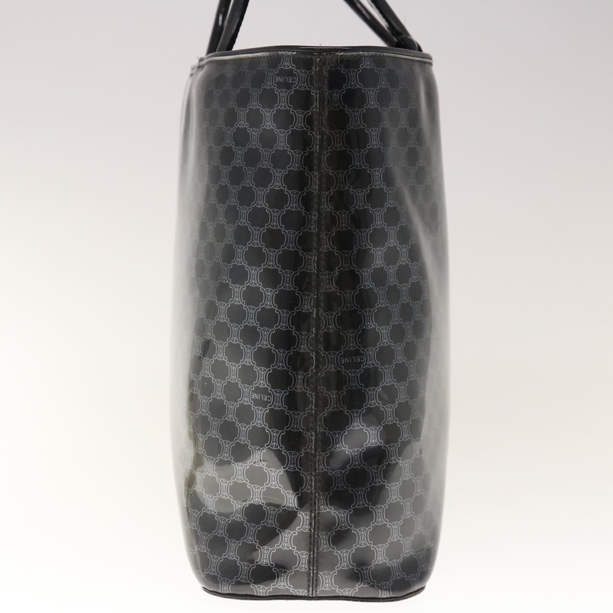 Luxury CELINE Macadam Canvas Hand Bag Black 65722