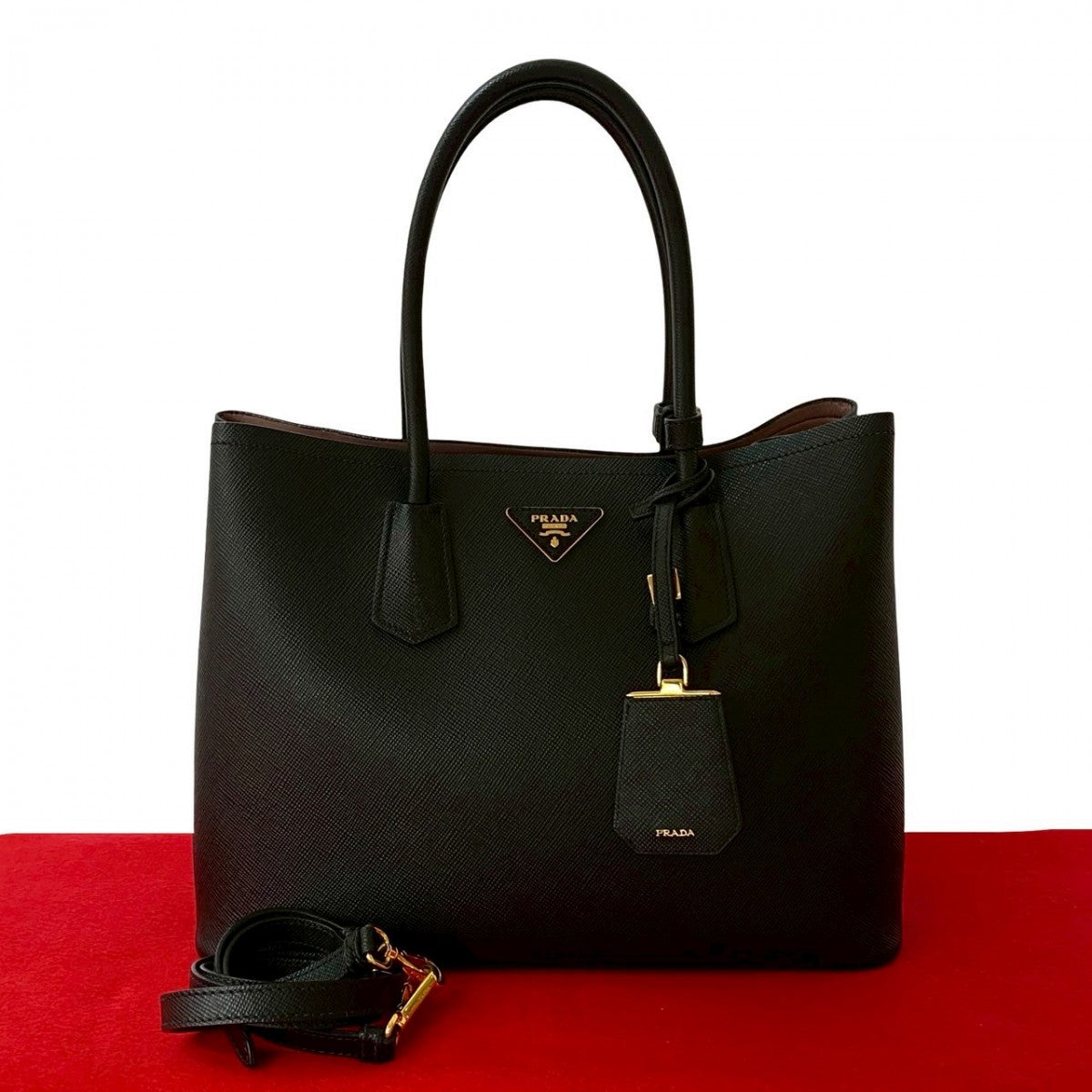 Prada Saffiano Shoulder Bag - Rovelle Bags