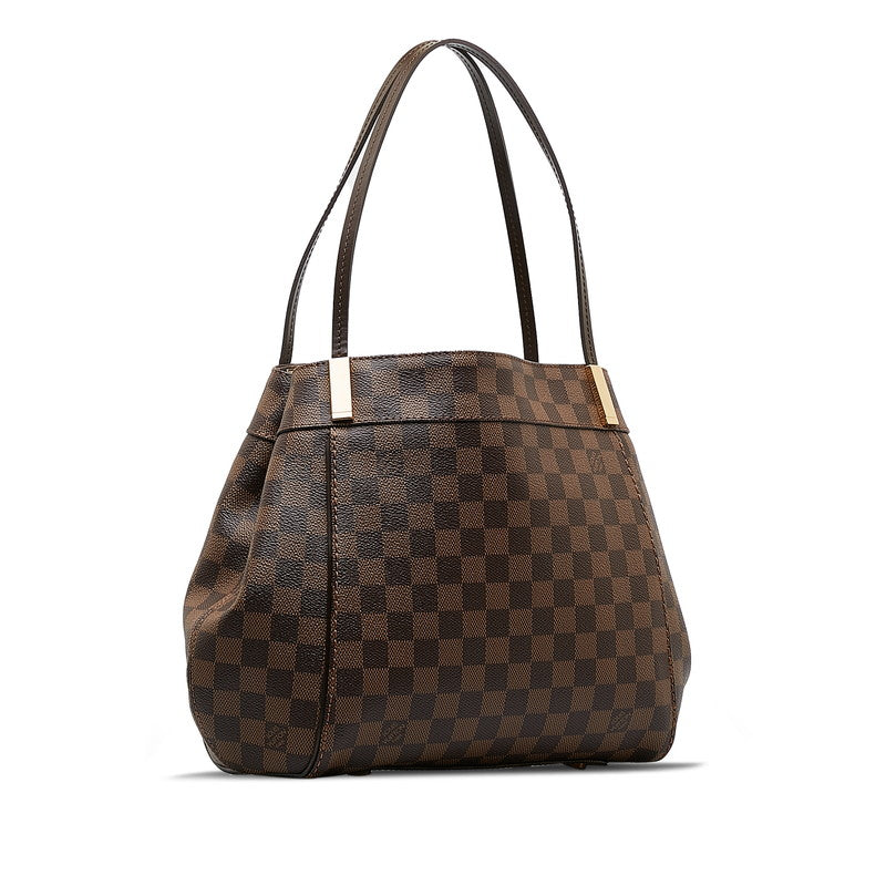 Louis Vuitton Damiere Maribor PM Toilet Bag N41215 Brown PVC Leather Louis Vuitton