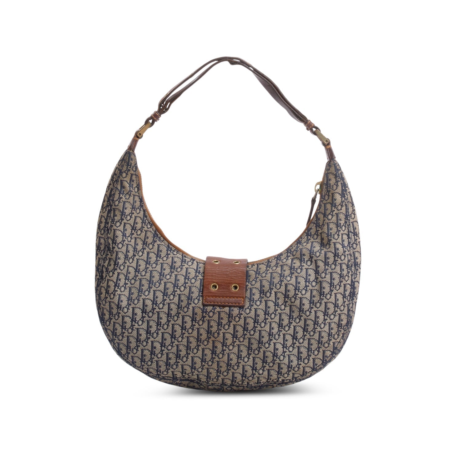 Christian Dior Navy Monogram Street Chic Hobo