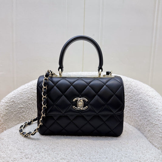 Chanel Mini Trendy CC Top Handle Flap Bag - Rovelle Bags
