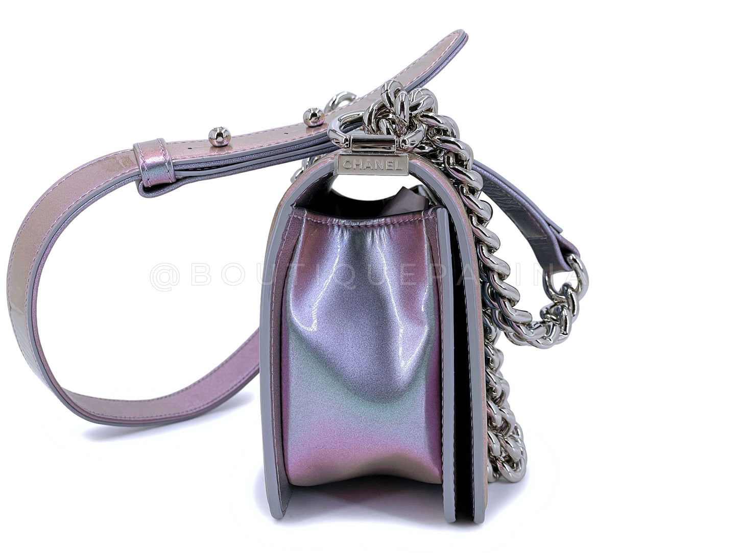 Chanel 18S Purple Mermaid Iridescent Water Flap Bag - Rovelle Bags