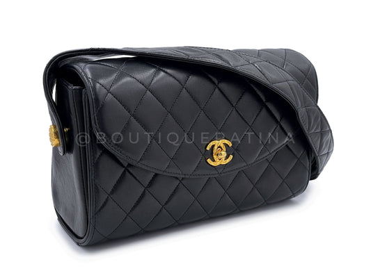 Chanel Rare Chanel 1991 Lambskin Crossbody Crossbody Bag - Rovelle Bags