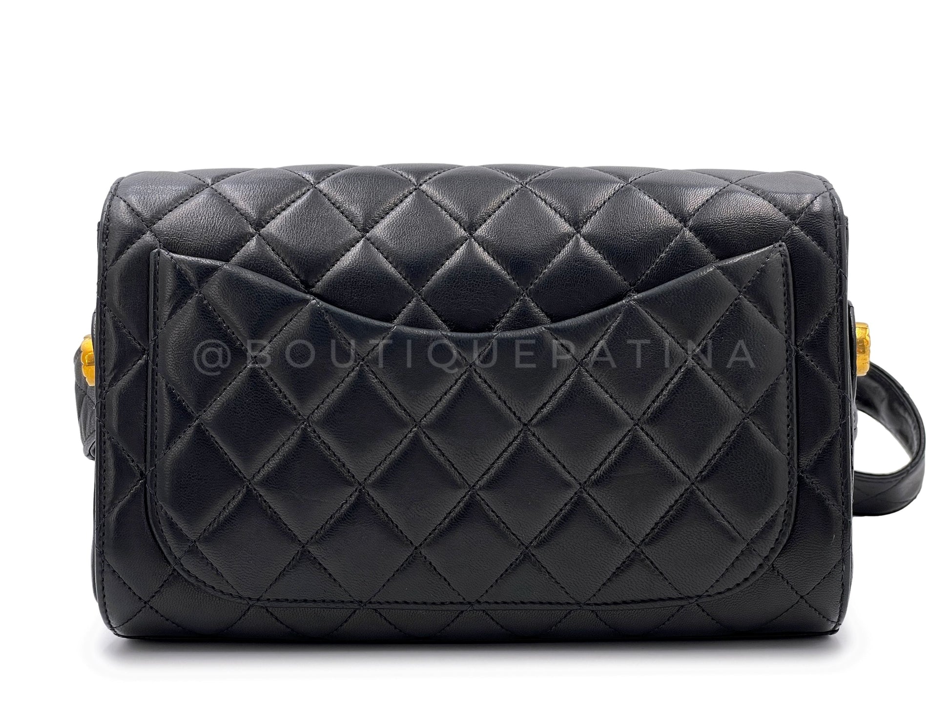 Chanel Rare Chanel 1991 Lambskin Crossbody Crossbody Bag - Rovelle Bags