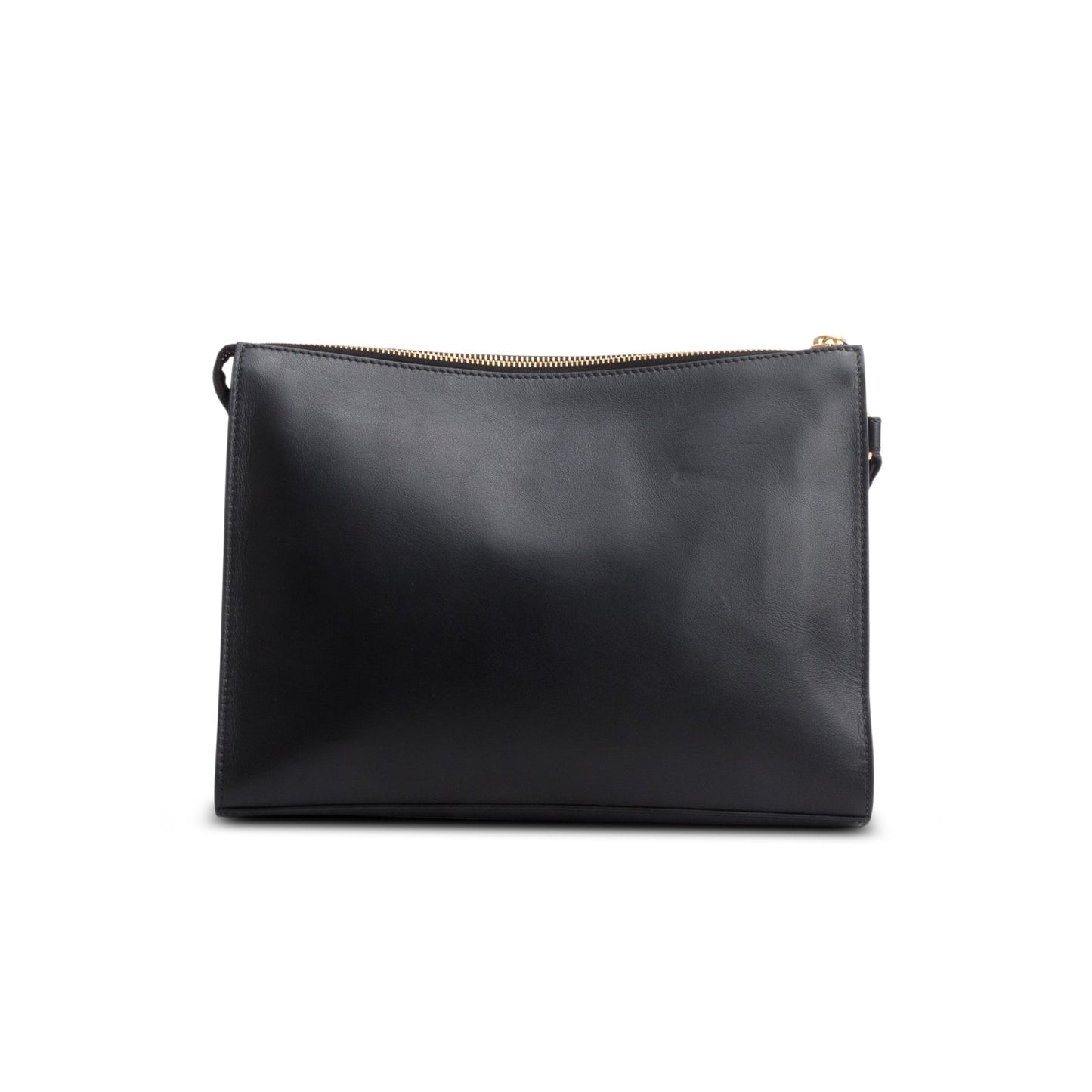 Fendi x Versace Black Leather Clutch