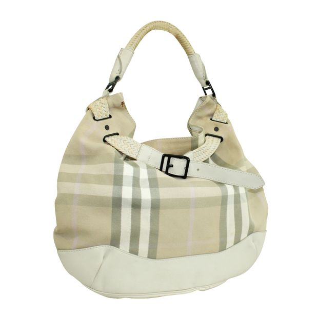 Burberry Large Checked Tote Bag - Rovelle Bags