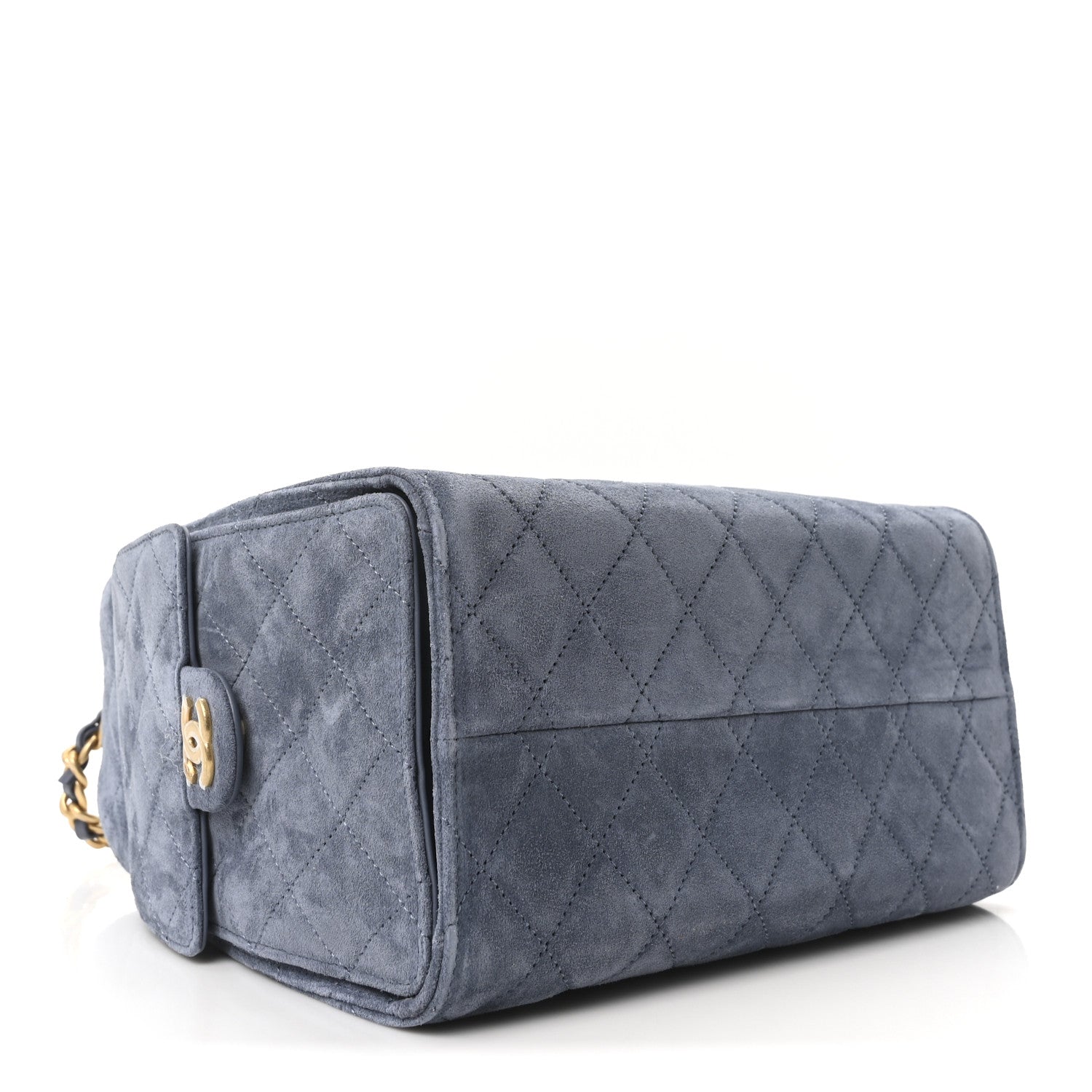Chanel Suede Quilted Small Chanel 25 Handbag - Rovelle Bags