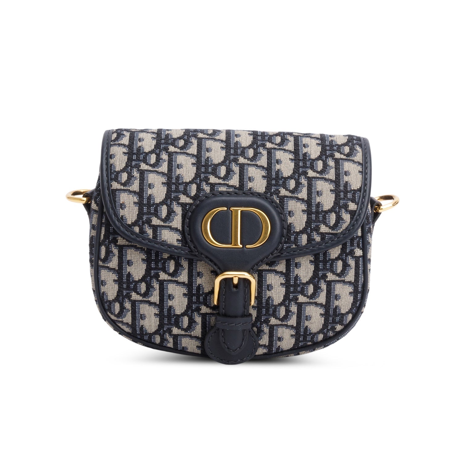 Christian Dior 2020 Blue Oblique Small Bobby Flap Bag
