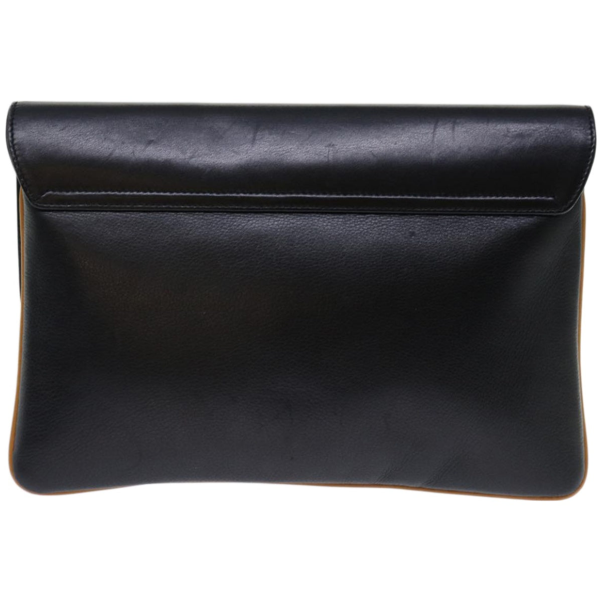 Luxury CELINE Clutch Bag Leather Black 68363