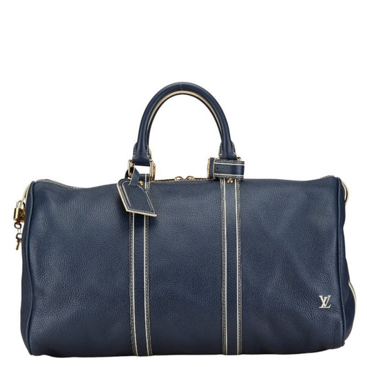 Louis Vuitton Leather Boston Bag Handbag