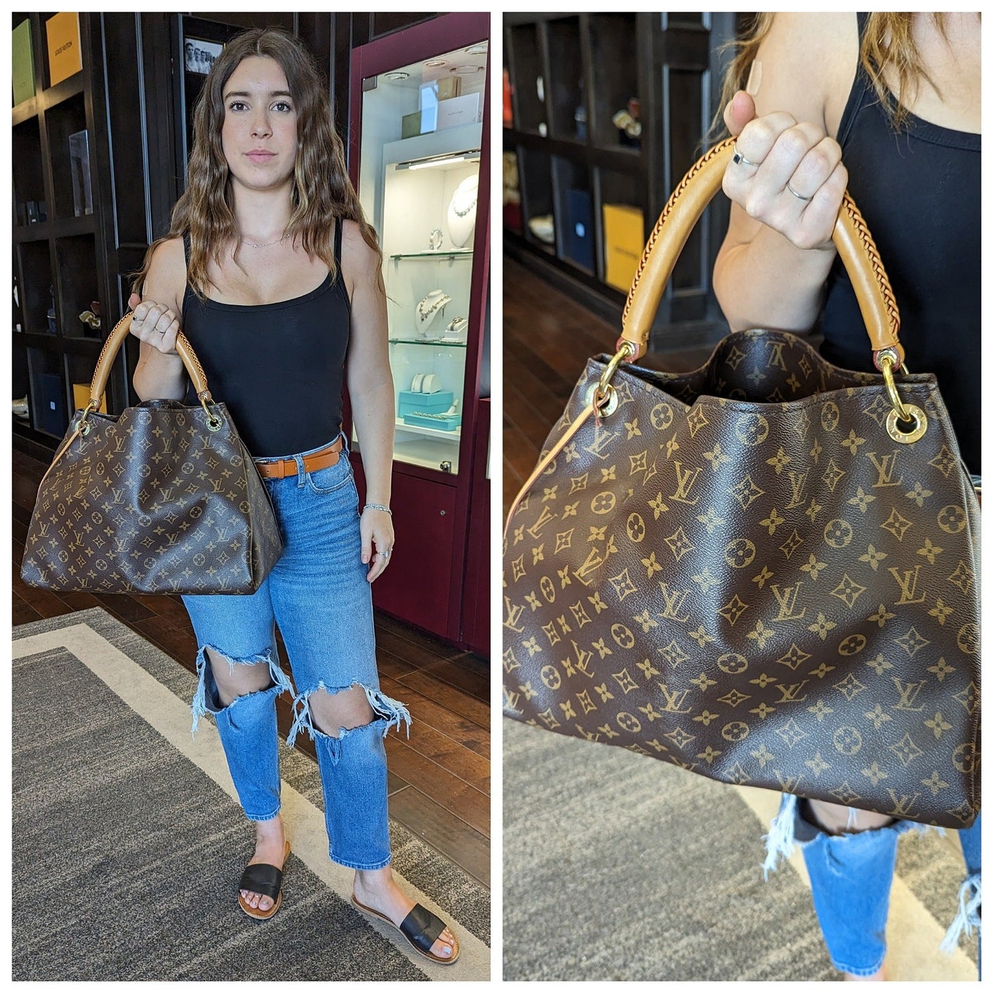 Louis Vuitton Monogram Canvas Artsy MM Hobo