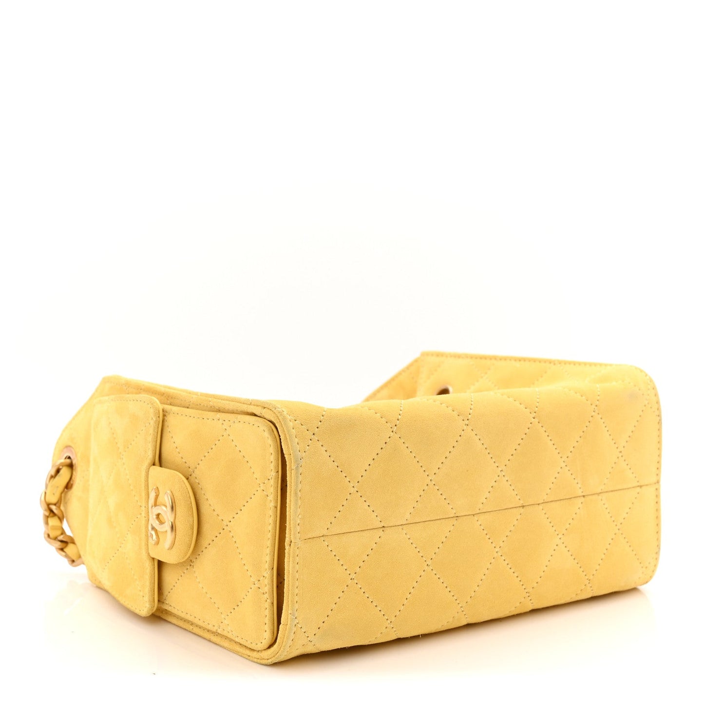 Chanel Suede Quilted Mini Chanel 25 Handbag - Rovelle Bags