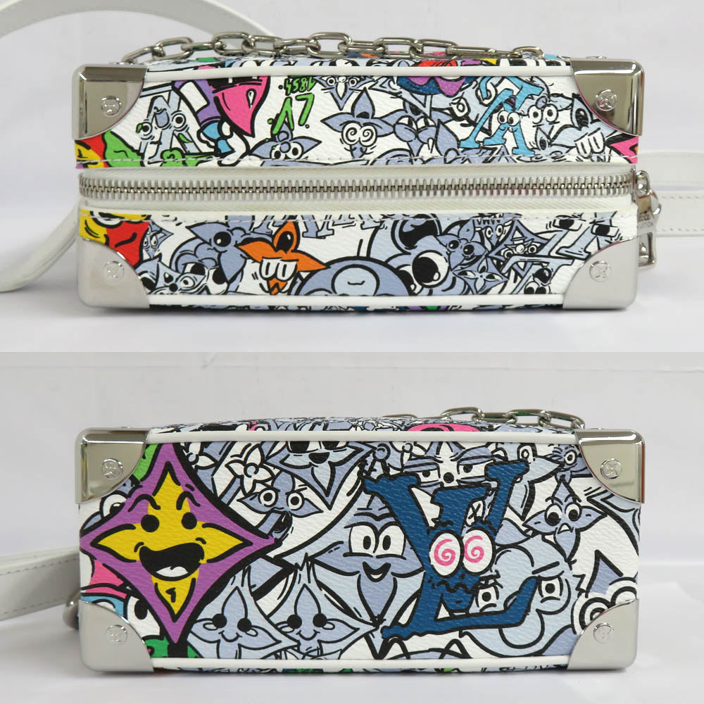 Louis Vuitton M82008 Monogram Comic 2023 Supreme Summer Collection Crossbody White Multicolor Chain Leather Mens
