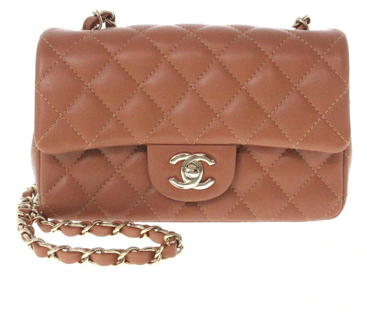 Chanel Mini Brown Handbag - Rovelle Bags