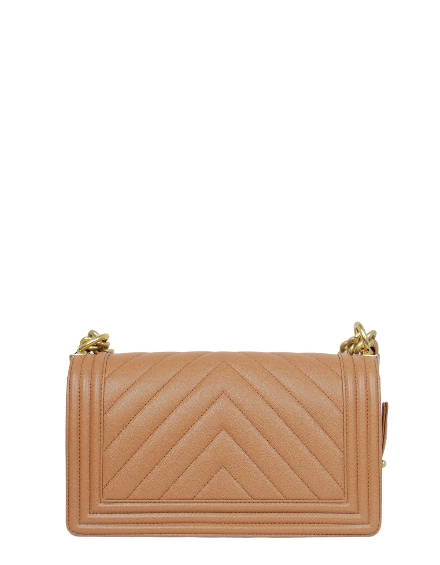 Chanel 2023 NWT Tan Caviar Leather Handbag - Rovelle Bags