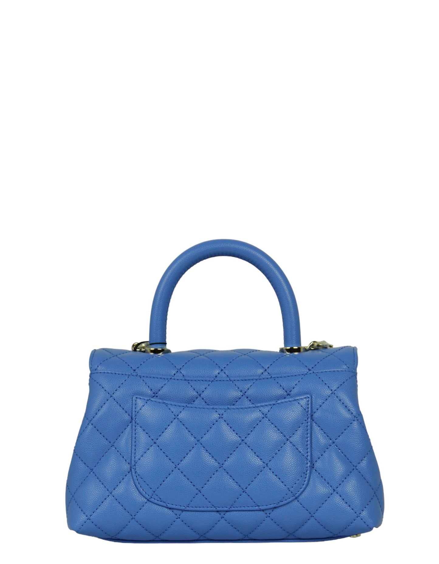 Chanel 2024 Blue Caviar Mini Coco Flap Bag - Rovelle Bags