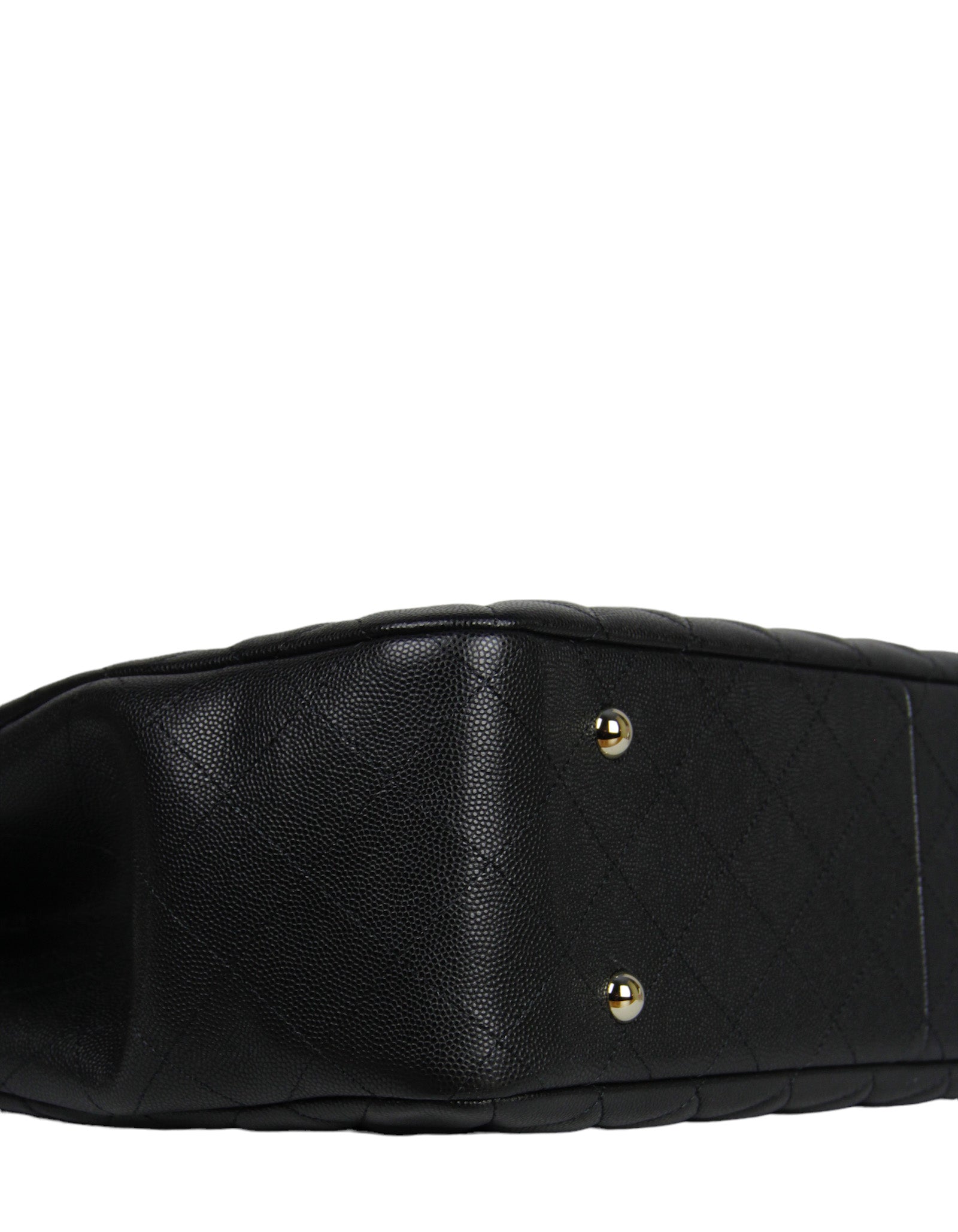 Chanel 2022 Black Caviar Leather Quilted Tote Bag - Rovelle Bags