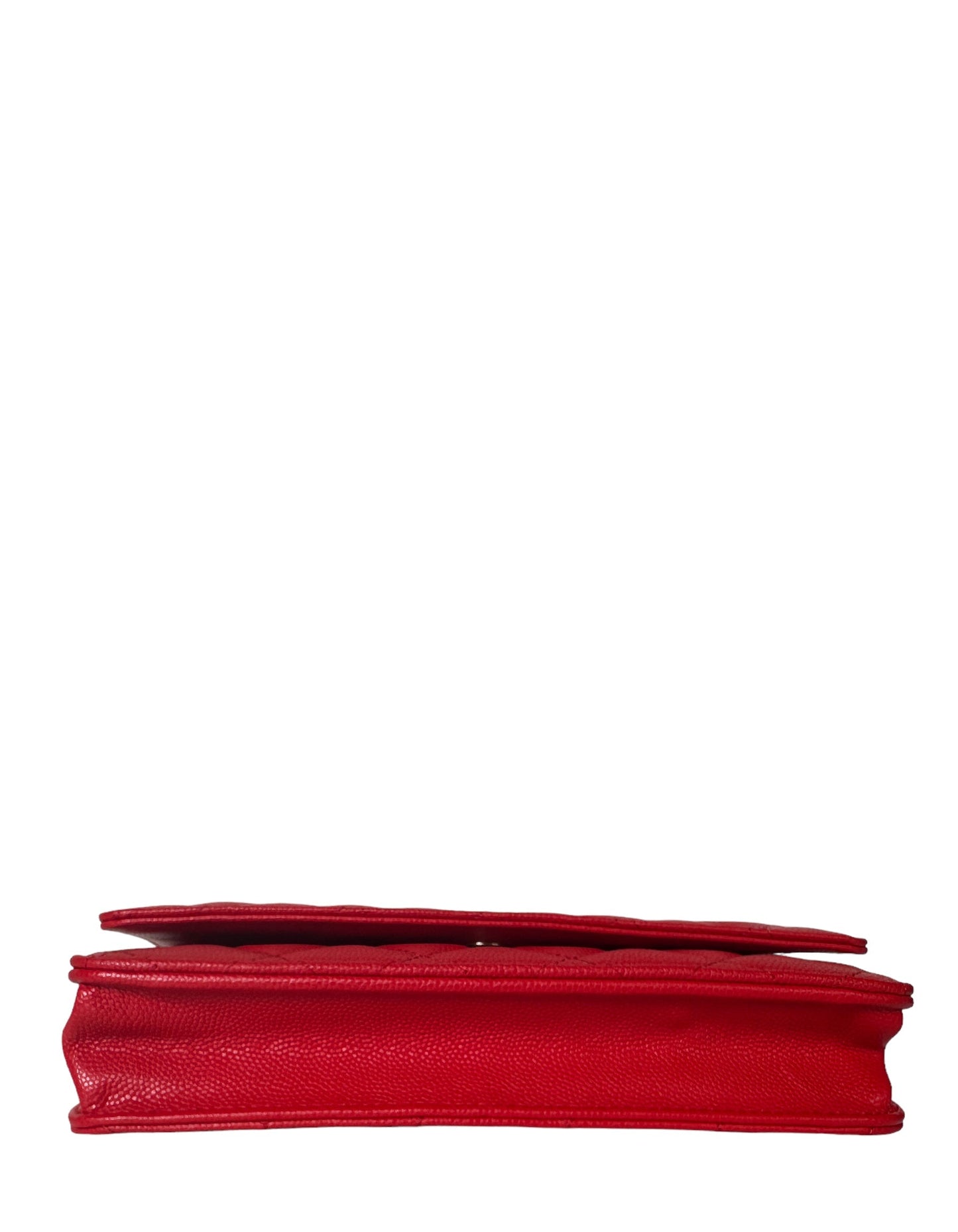 Chanel 2022 NEW Red Quilted Caviar Crossbody Bag - Rovelle Bags