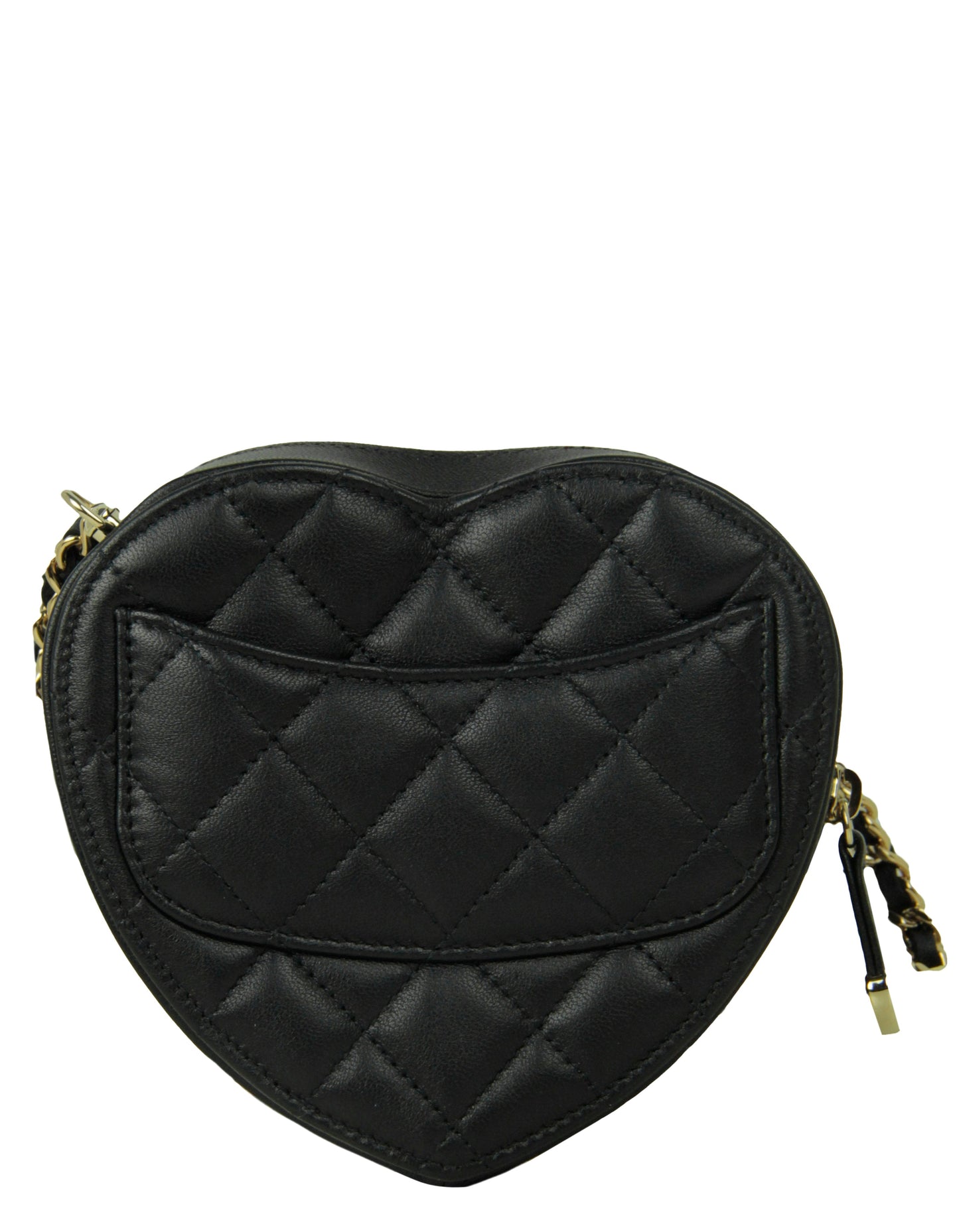Chanel Black Lambskin Quilted CC In Clutch Bag - Rovelle Bags