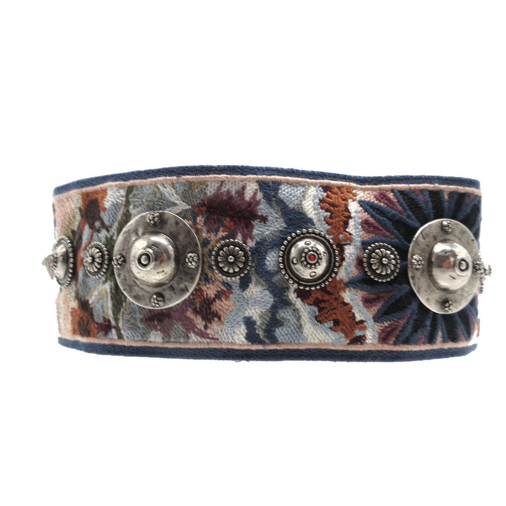 Christian Dior Shoulder strap Canvas, Leather black Embroidery Floral unisex(Unisex)