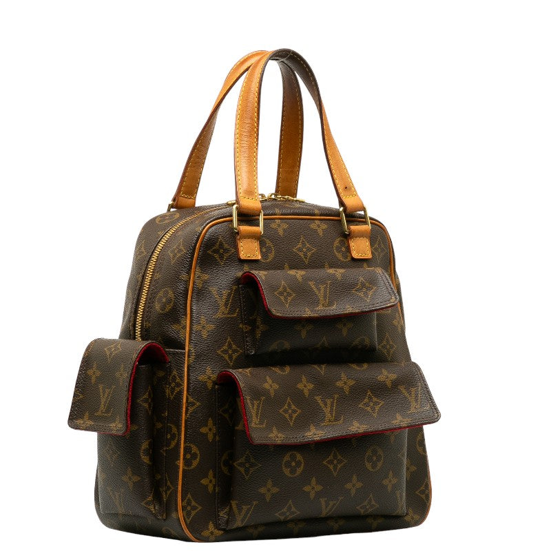 Louis Vuitton Monogram Exantry City Handbag M51161 Brown PVC Leather Louis Vuitton