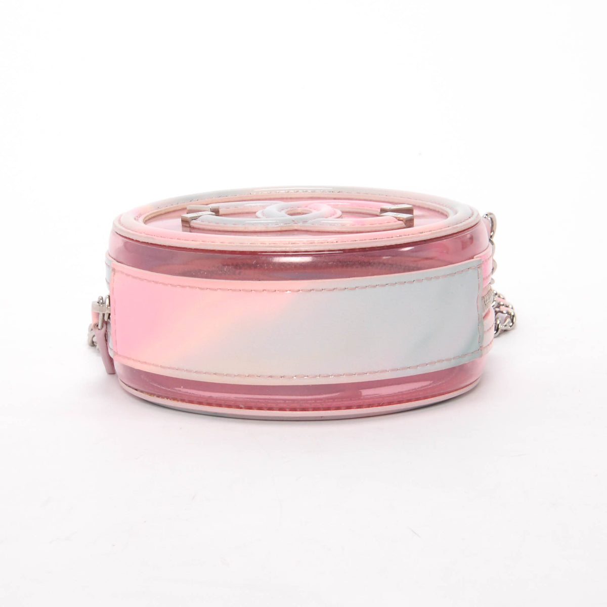 Chanel Pink PVC Filigree Round CC Handbag - Rovelle Bags