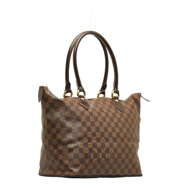 Louis Vuitton Damière Salée MM Handbag N51188 Eve Brown PVC Leather Louis Vuitton