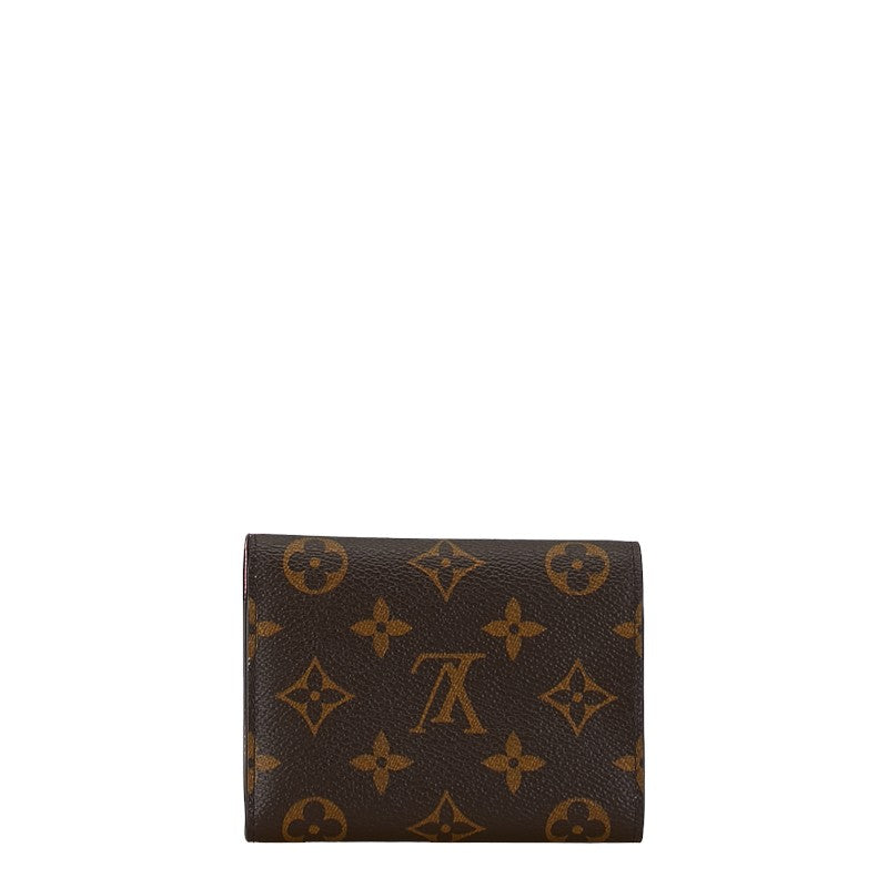 Louis Vuitton Monogram Vivienne Portefolio Victoria Double Fold Wallet M82622 Brown Multicolor PVC Leather Louis Vuitton