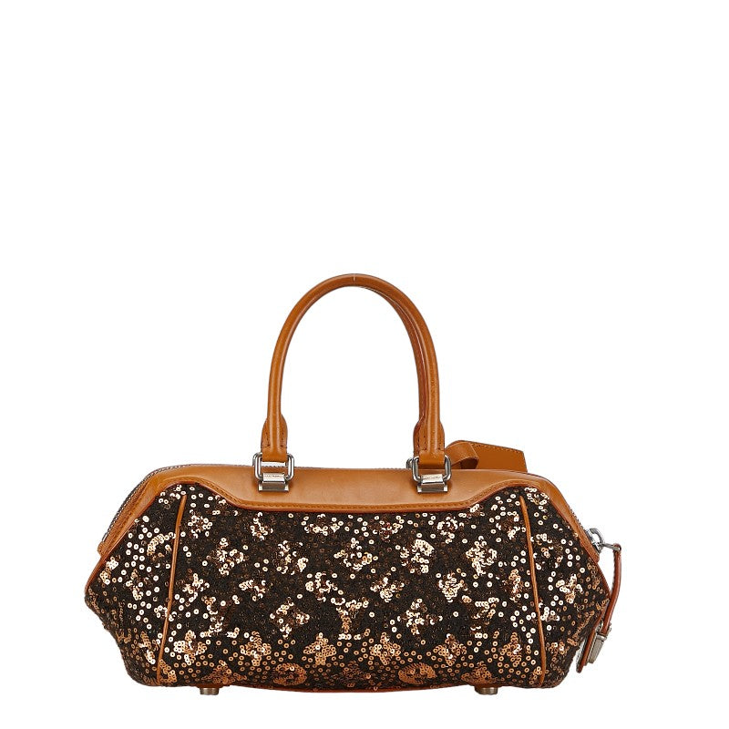 Louis Vuitton Monogram Sunshine Express Ba Handbag M40794 Brown Black Spin-Cool Leather Louis Vuitton