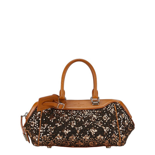 Louis Vuitton Monogram Sunshine Express Ba Handbag M40794 Brown Black Spin-Cool Leather Louis Vuitton