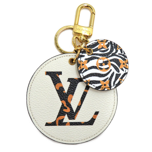 Louis Vuitton M68470 Giant Monogram Jungle Ivory Brown Black Zebra Cloth Bagg Chamber Key Her Keyling Small Mens