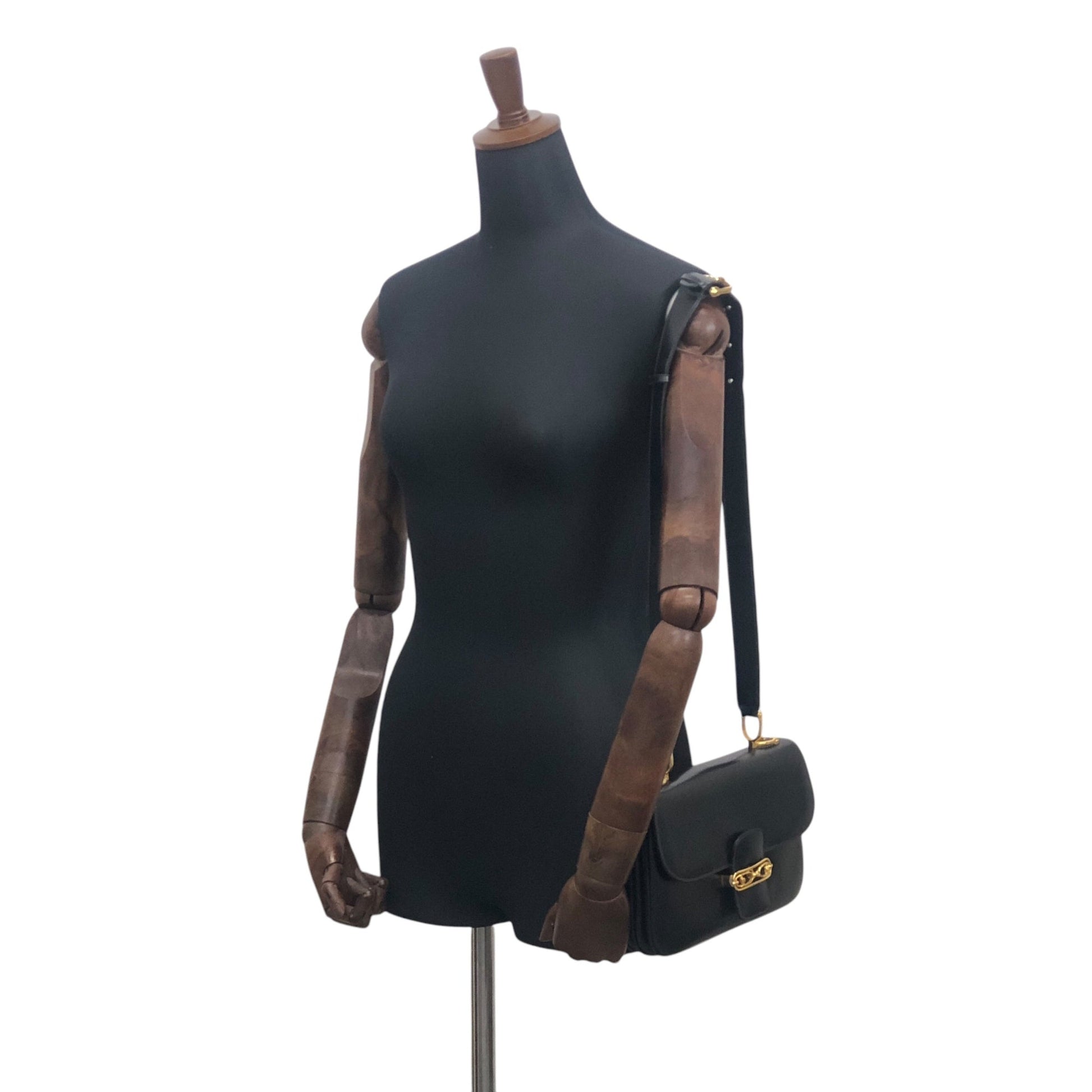 CELINE Horse Bit Shoulder bag Dark Navy k2egpz