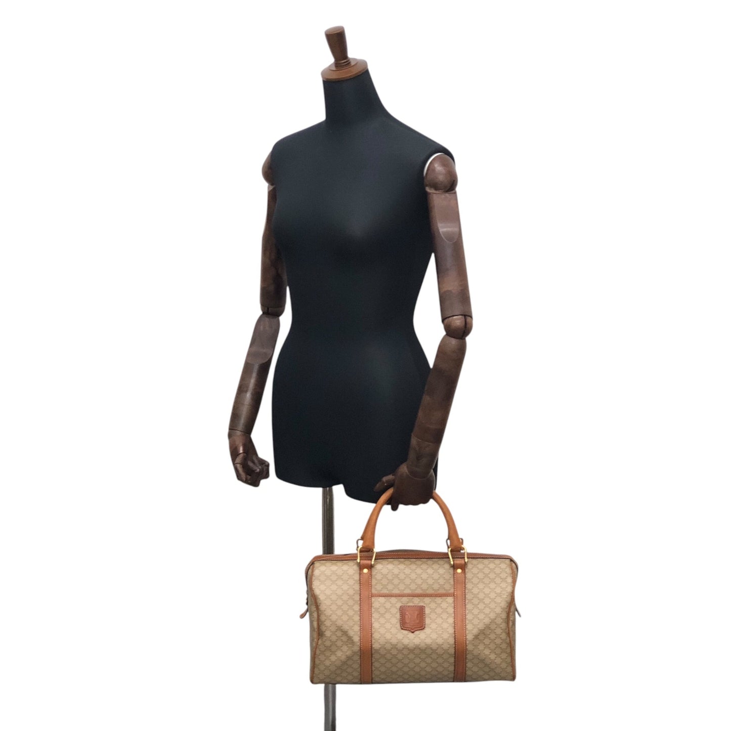 CELINE Handbag Boston bag Beige ud4tv5