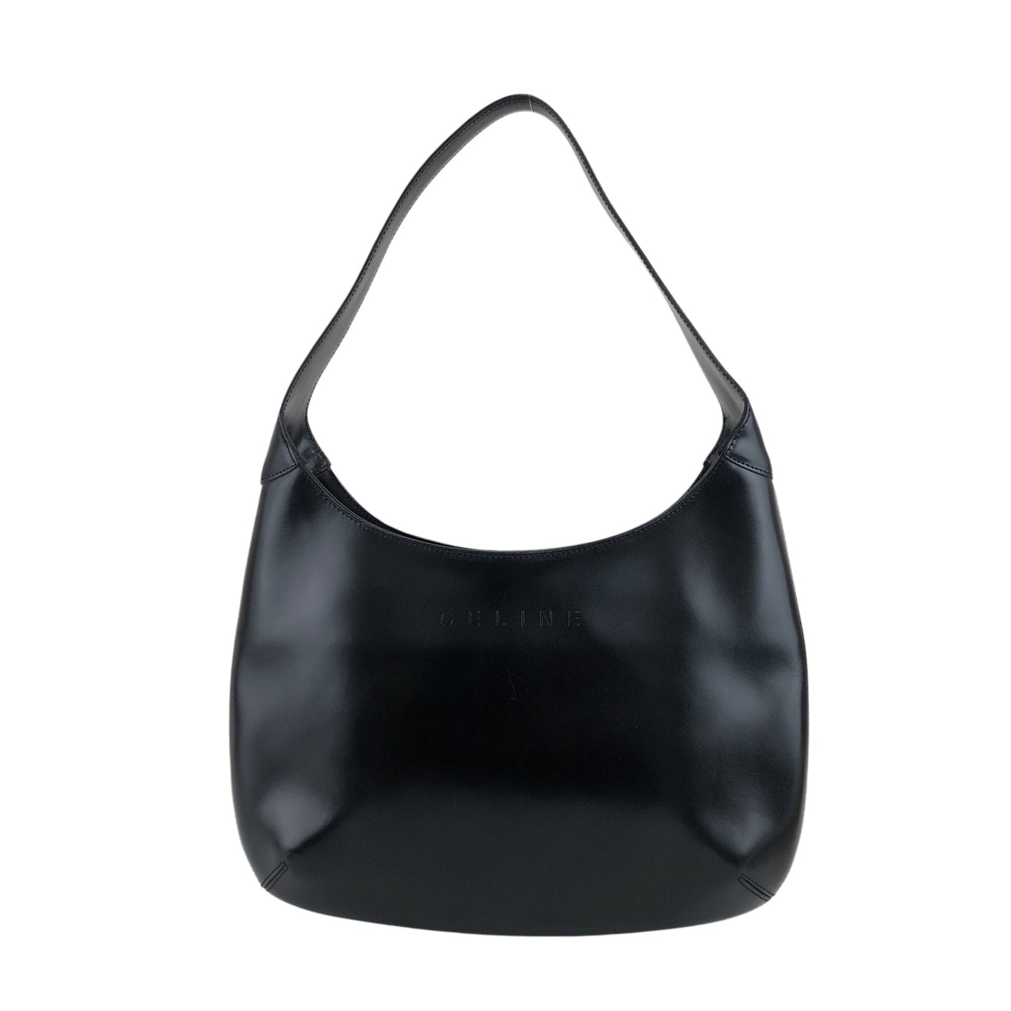 CELINE Logo Embossed Black psbni8