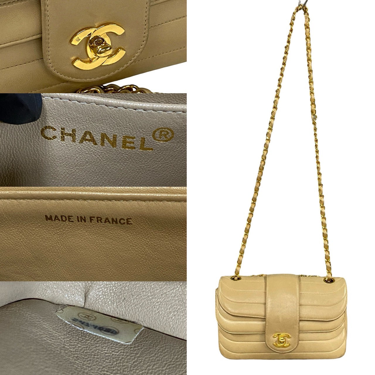 Chanel Lambskin Shoulder Bag - Rovelle Bags