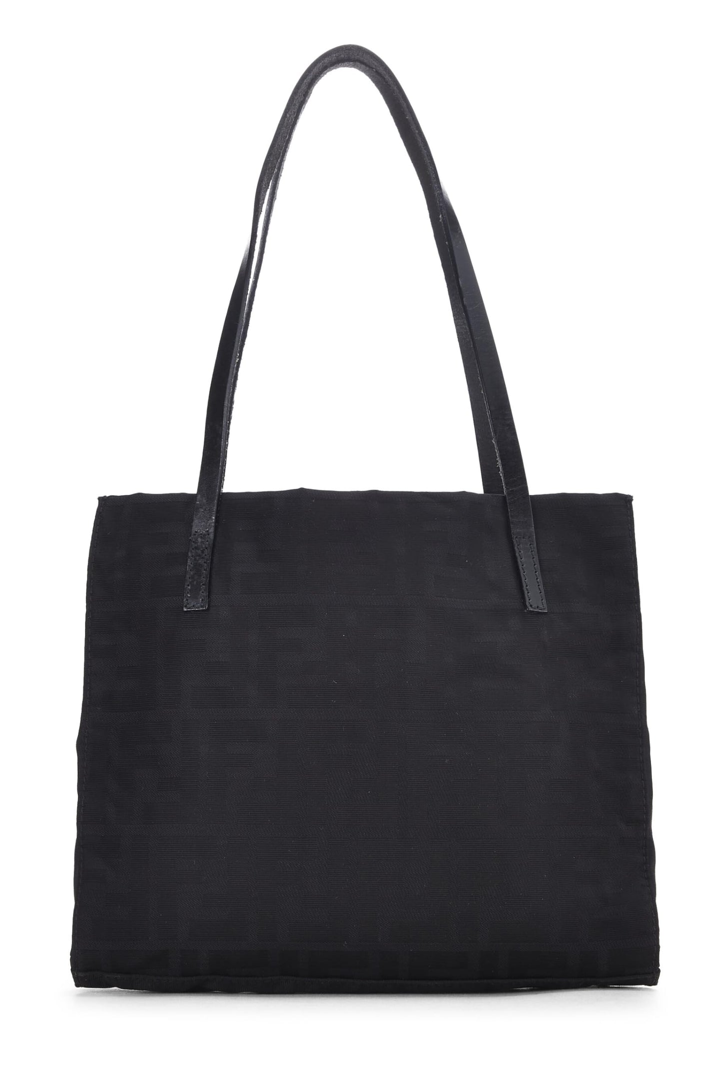 Fendi, Black Zucca Nylon Tote Small, Black