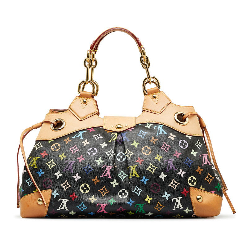 Louis Vuitton Multicolor Ursula Handbag M40124 Noir Black Multicolor PVC Leather Louis Vuitton