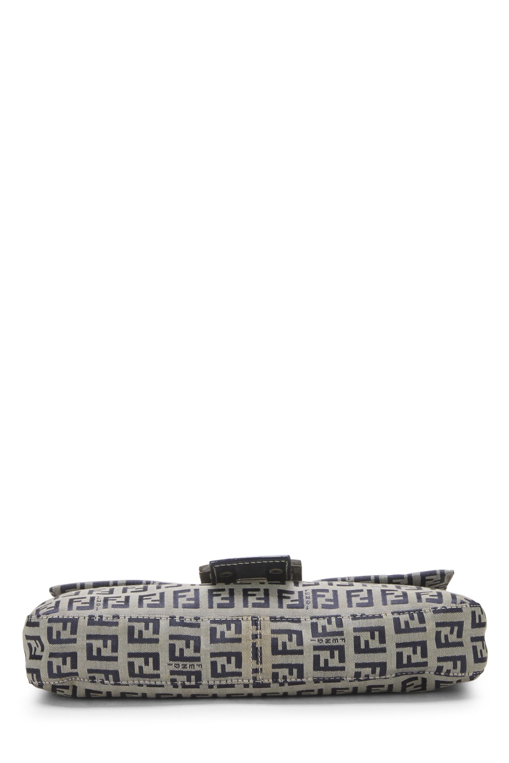 Fendi, Navy Zucchino Canvas Baguette, Navy