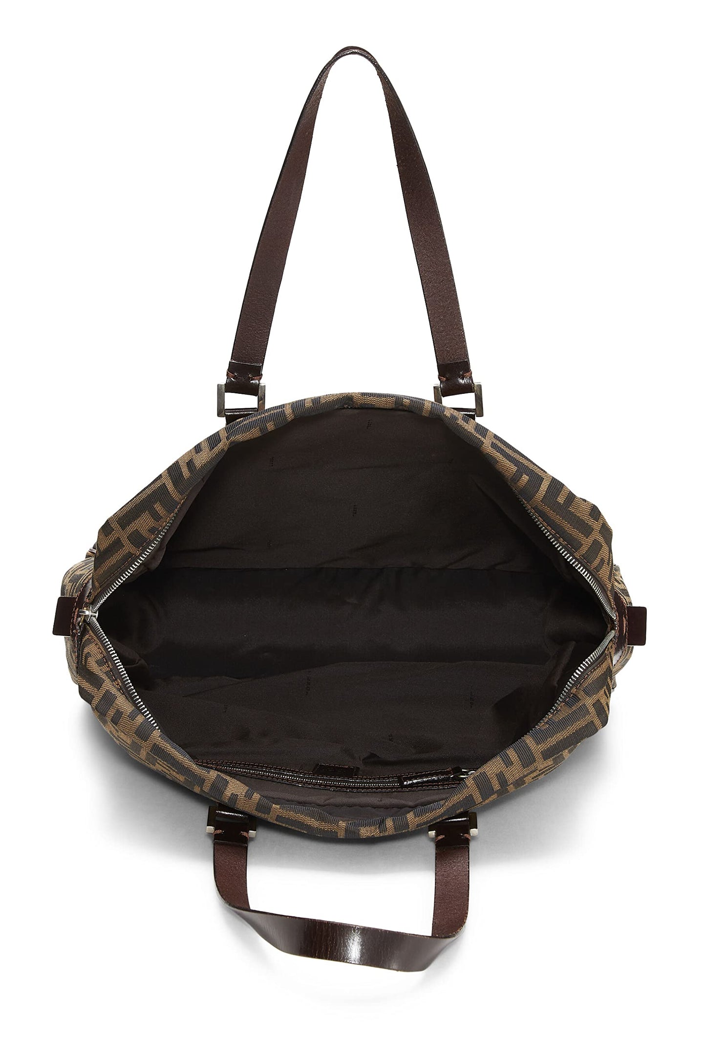 Fendi, Brown Zucca Canvas Briefcase, Brown