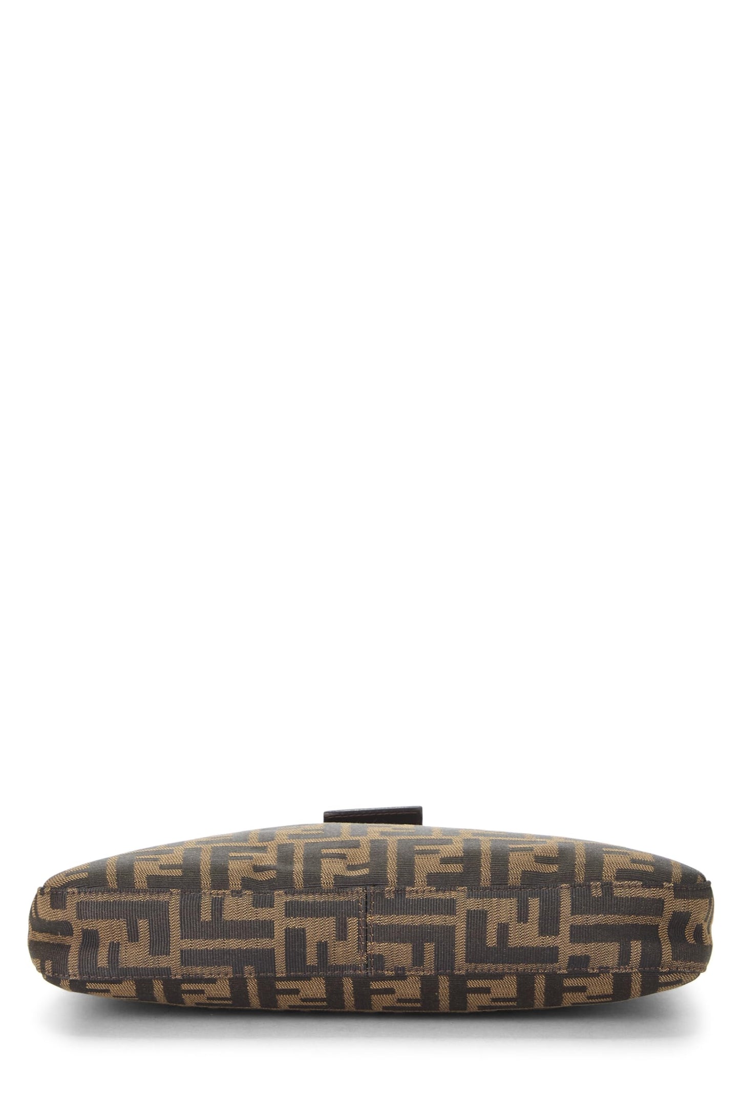 Fendi, Brown Zucca Canvas Shoulder Bag, Brown