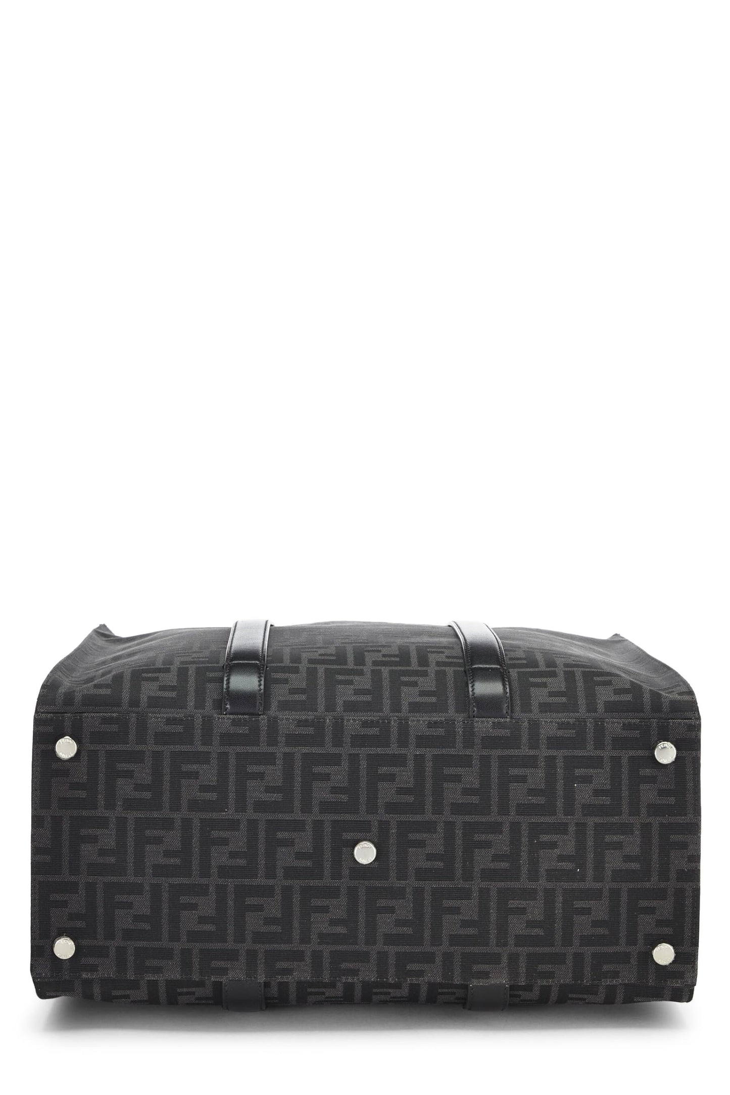 Fendi, Black Zucca Canvas Shopping Tote, Black