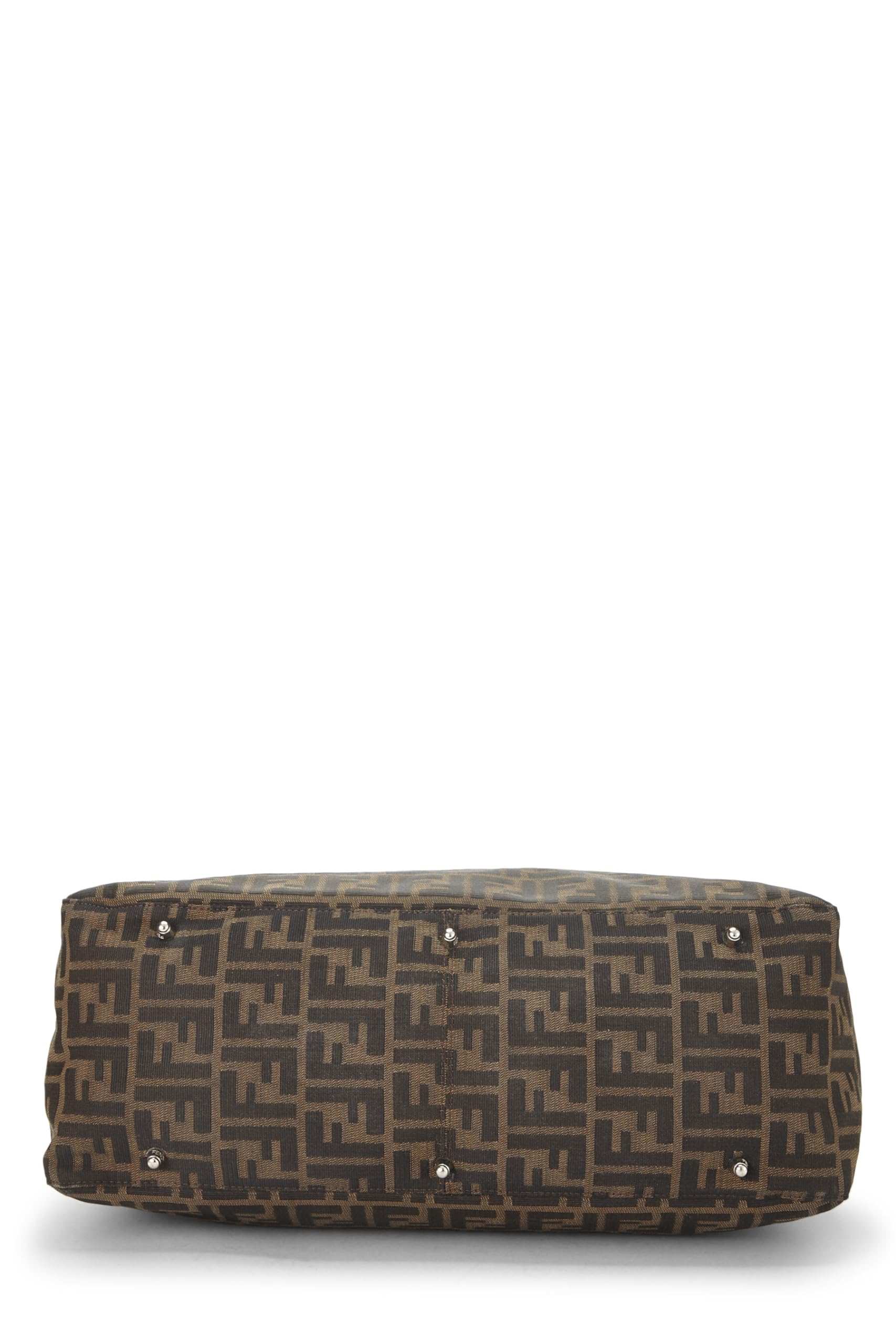 Fendi, Brown Zucca Canvas Handbag Large, Brown