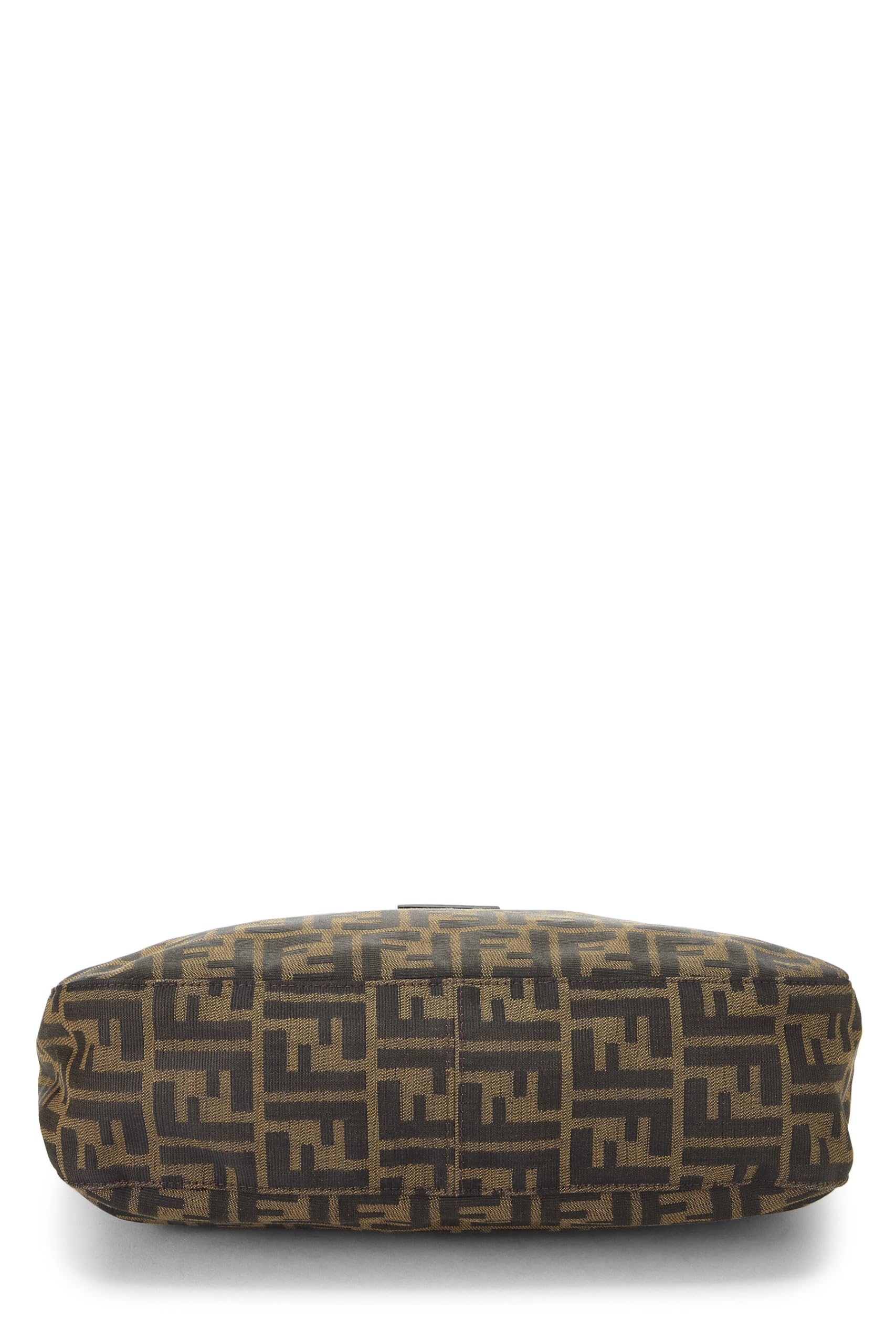Fendi, Brown Zucca Canvas Shoulder Bag, Brown