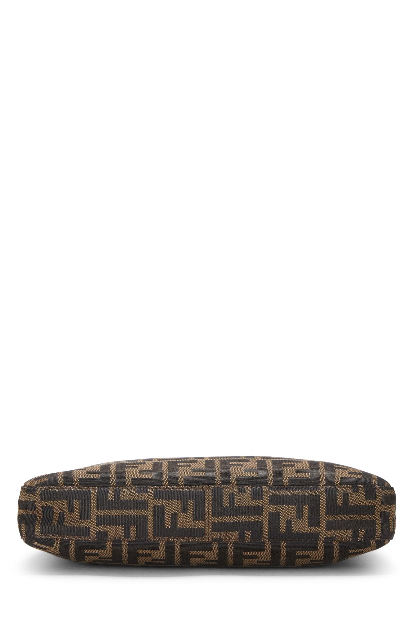Fendi, Brown Zucca Canvas Shoulder Bag, Brown