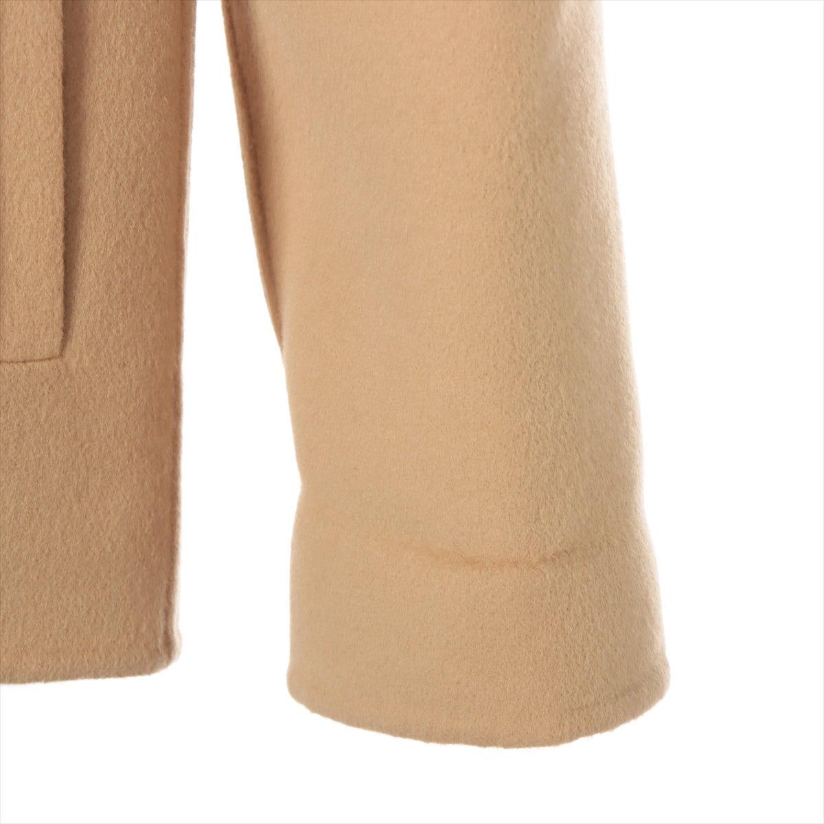 Louis Vuitton 22AW Wool Short Coat 34 Beige RW222W Monogram