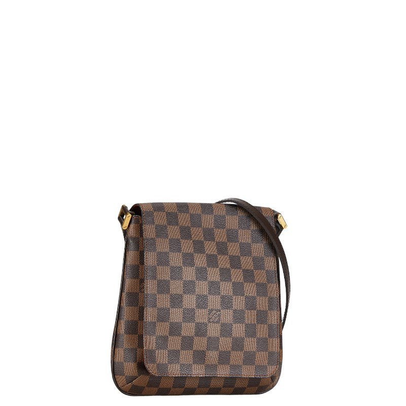 Louis Vuitton Damier Musée Salsa Long Shoulder Bag N51300 Brown PVC Leather LOUIS VUITTON