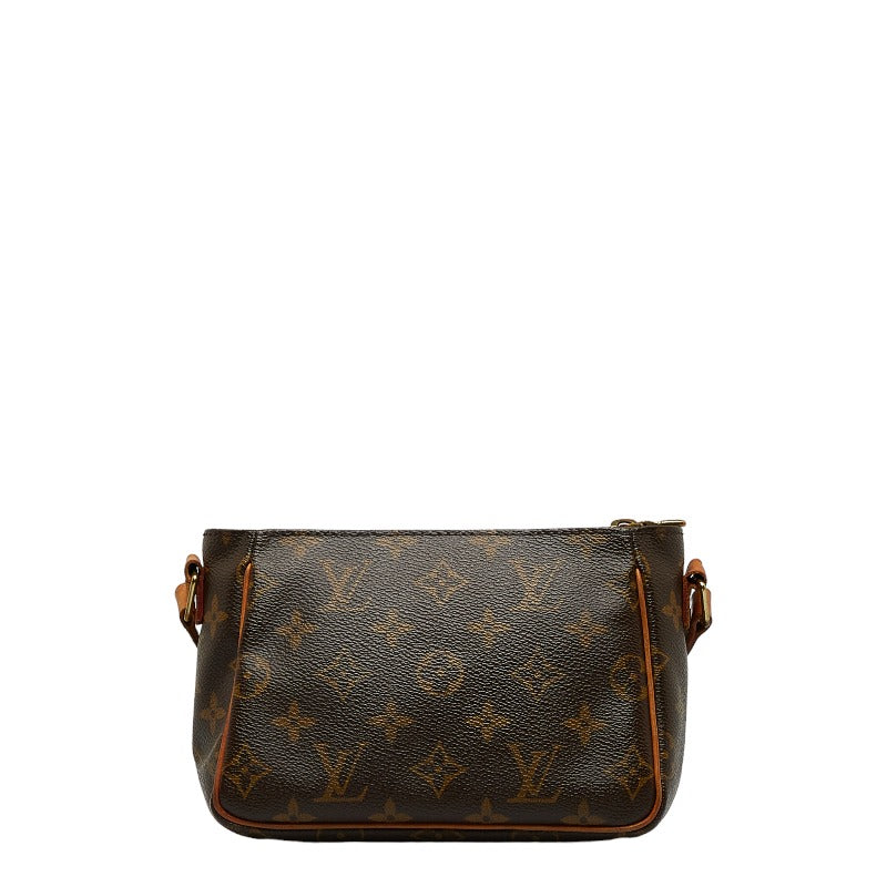 Louis Vuitton Monogram Vivacity PM Shoulder Bag M51165 Brown PVC Leather Louis Vuitton