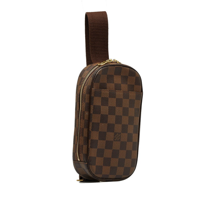 Louis Vuitton Damiere Gansu Special Order Body Bag N51870 Brown PVC Leather Louis Vuitton